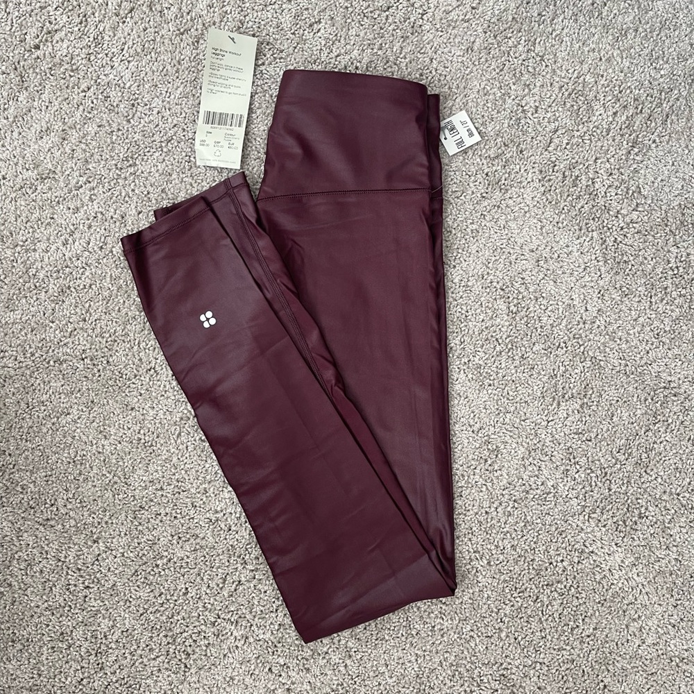 Sweaty Betty Burgundy Leggings